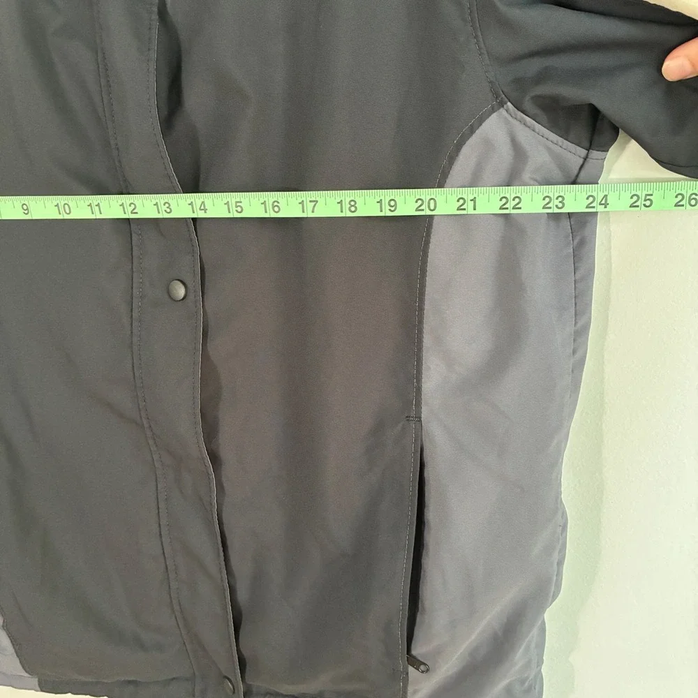 Vtg Forrester's Gore-Tex Jacket Mens M Gray Black Colorblock Full Zip USA Oregon